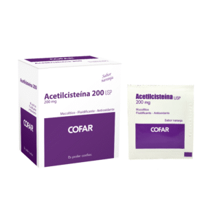 ACETILCISTEINA 200 mg x 10 sobres