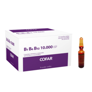 B1B6B12  10.000 U.I. x 25 ampollas
