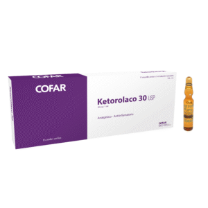KETOROLACO 30mg/1ml   x 15amp.