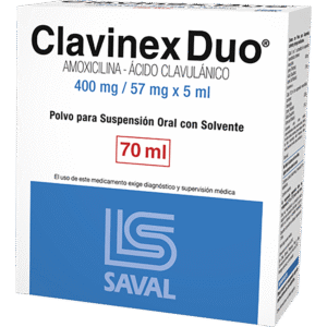 CLAVINEX DUO SUSPENSIÓN x 70 ml