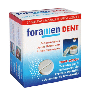 TABLETAS DE LIMPIEZA ANTIPLACAS FORAMEN x 32 tab.