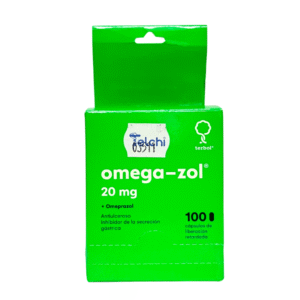 OMEGA ZOL 20 mg x 100 capsulas