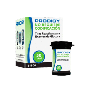 TIRAS REACTIVAS PRODIGY E/GLUCOSA x 50unidades