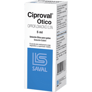CIPROVAL OTICO x 5 ml