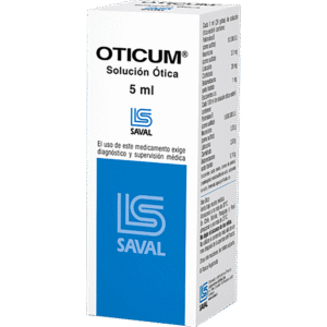 OTICUM GOTAS SOL. OTICA   x 5 ml