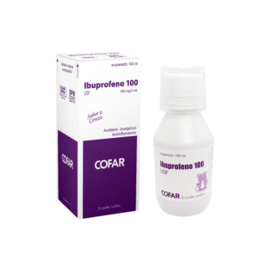IBUPROFENO Suspensión 100 mg/5 ml x 100 ml