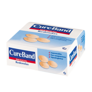 CURITAS REDONDAS CURE BAND x 100unid.