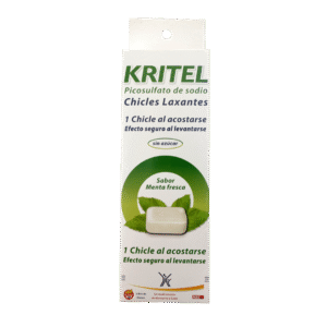 KRITEL CHICLES LAXANTES MENTA x 60 unidades