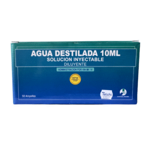 AGUA DESTILADA I.M. - I.V. sol. iny. 10mL x 50 amp