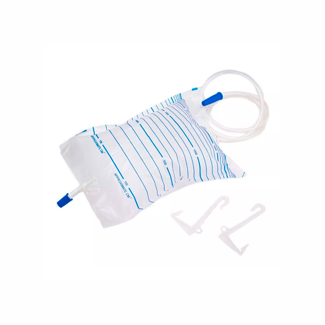 BOLSA COLECTORA DE ORINA ADULTO C/DESAGUE PREMIUM GIMED x 2000 ml