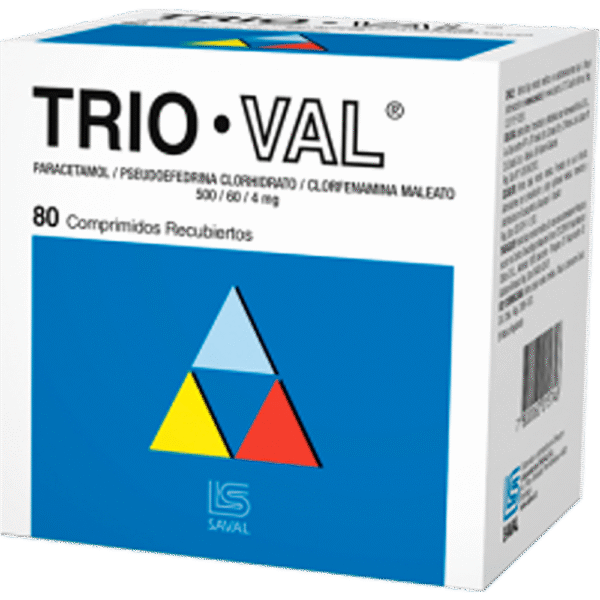 TRIO VAL x 80 comp. - Farmacias Telchi