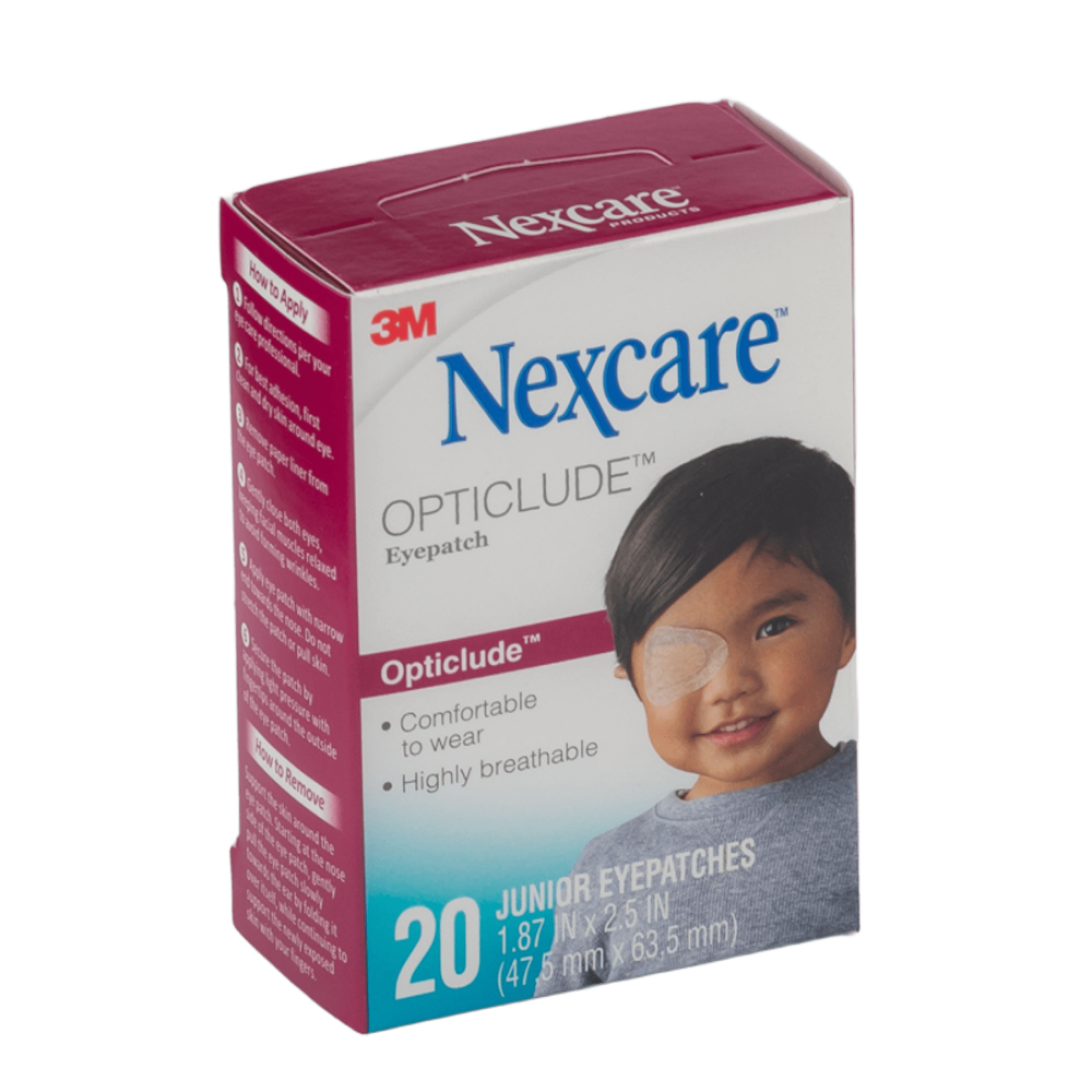 PARCHE OCULAR INFANTIL OPTICLUDE NEXCARE x 20 unid.