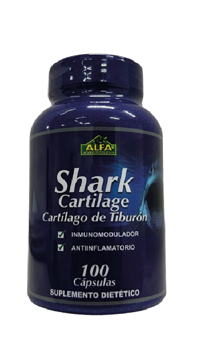 CARTILAGO DE TIBURON (SHARK CARTILAGE) x 100 cap.