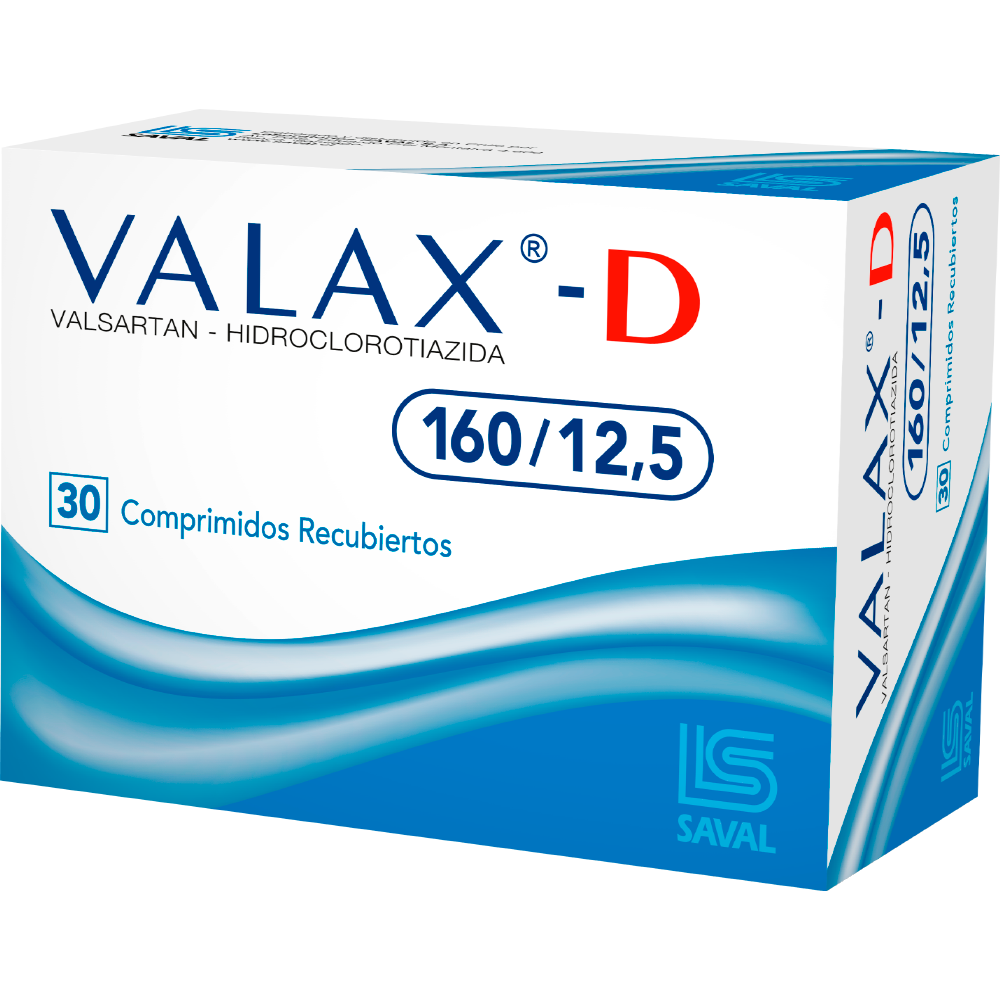 VALAX D 160 / 12.5mg x 30comprimidos