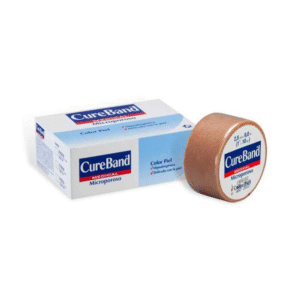 MICROPORE PLASTF. CUREBAND 1.25cm x 9m Caja x 24 U