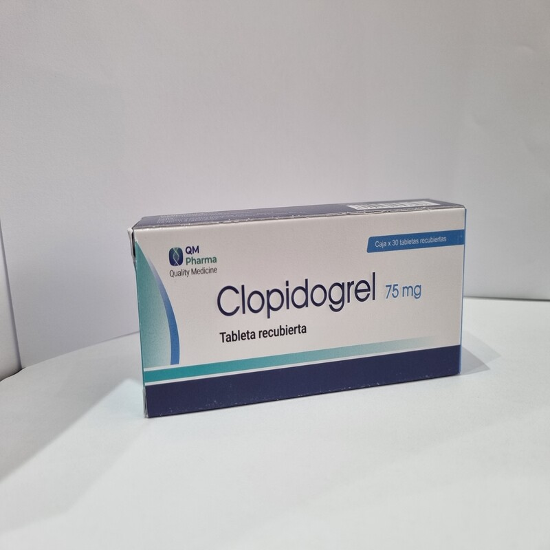 CLOPIDOGREL 75 mg x 30 tabletas