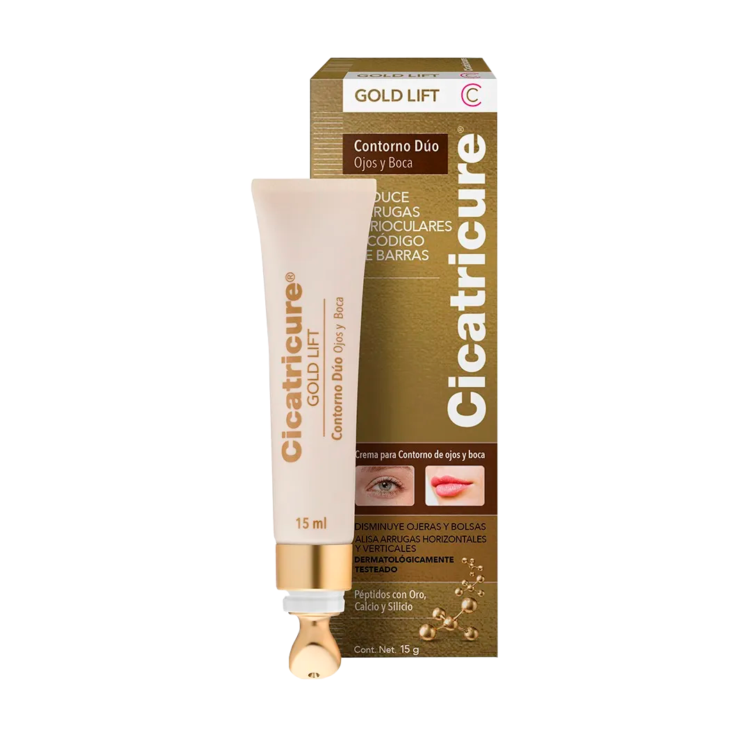 CICATRICURE GOLD LIFT CONTORNO DUO OJOS Y BOCA x 15g