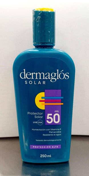 DERMAGLOS SOLAR FPS 50 EMULSION x 250mL