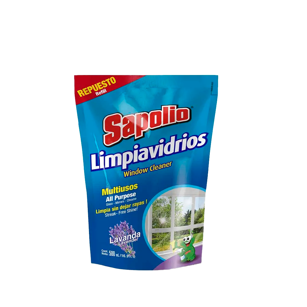 Limpiavidrios Lavanda Sapolio X 500Ml