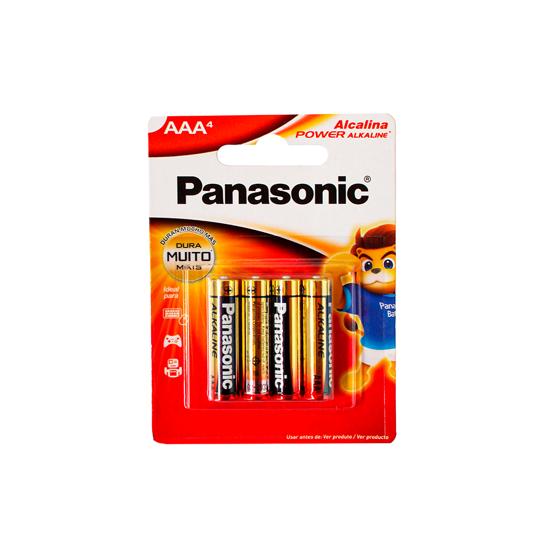 Panasonic Pilas Alcalinas Aaa X 4 Unid.