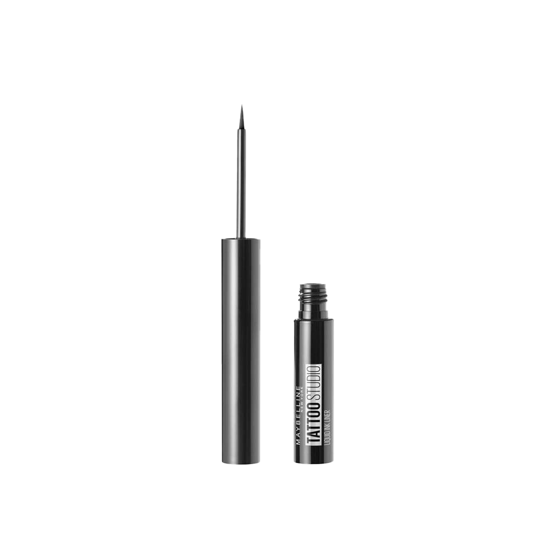 Maybelline Delineador Liquido De Ojos Tatto Black 001 X 2.5Ml