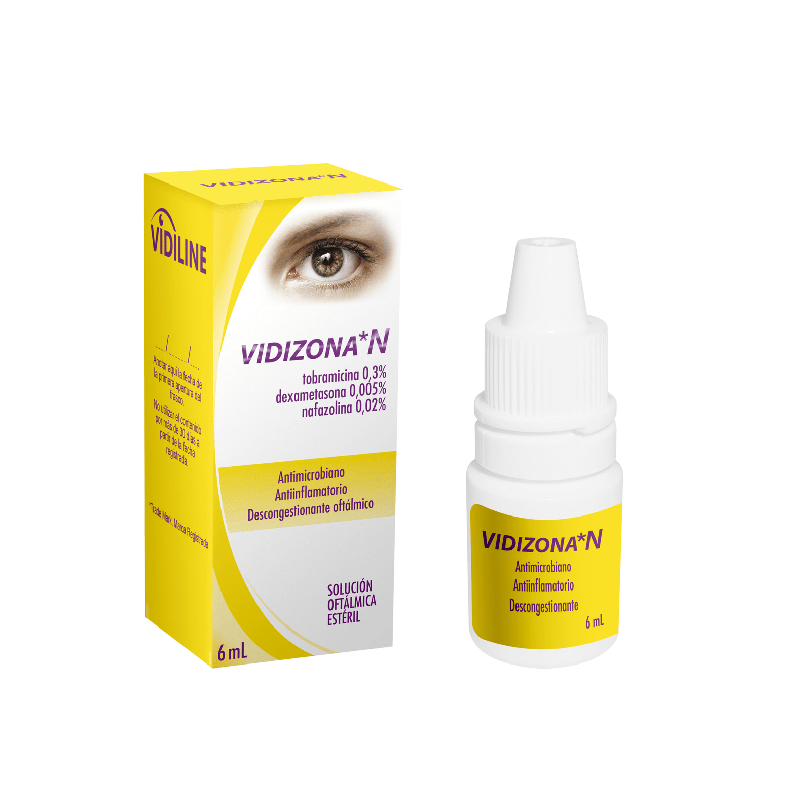 VIDIZONA-N SOL. OFTALMICA x 6 ml