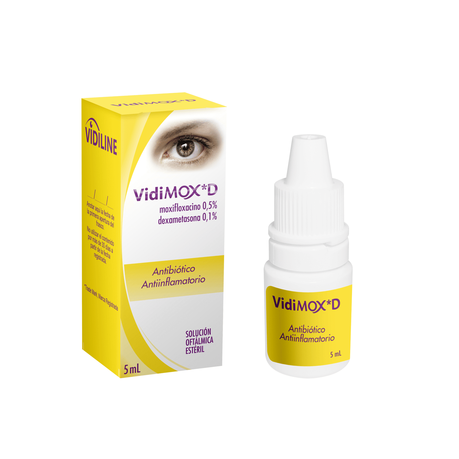 VIDIMOX - D SOL. OFTALMICA x 5ml
