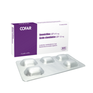 AMOXICILINA 875 mg ACIDO CLAVULANICO 125 mg x 10 comp.