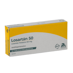 LOSARTAN 50 mg x 30 tabletas