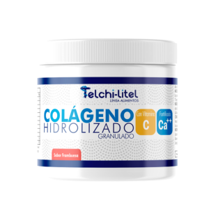 Colageno Hidrolizado Granulado Fortif. Con Vit.C + Calcio Sabor Frambuesa X 300 G