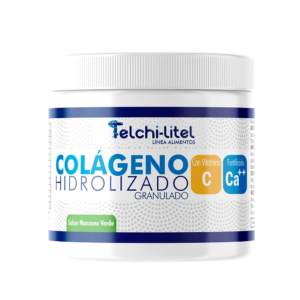 Colageno Hidrolizado Granulado Fortif. Con Vit. C + Calcio Sabor Manzana X 300 G
