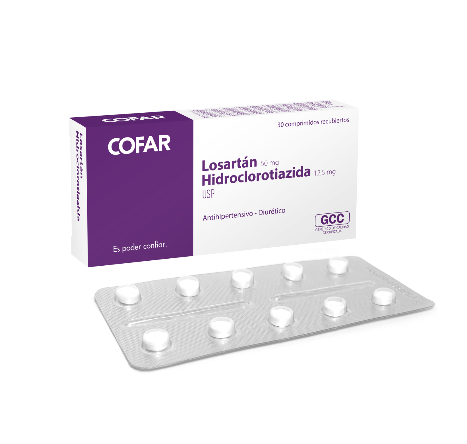 LOSARTAN HIDROCLOROTIAZIDA 50/12.5 mg x 30 comp.