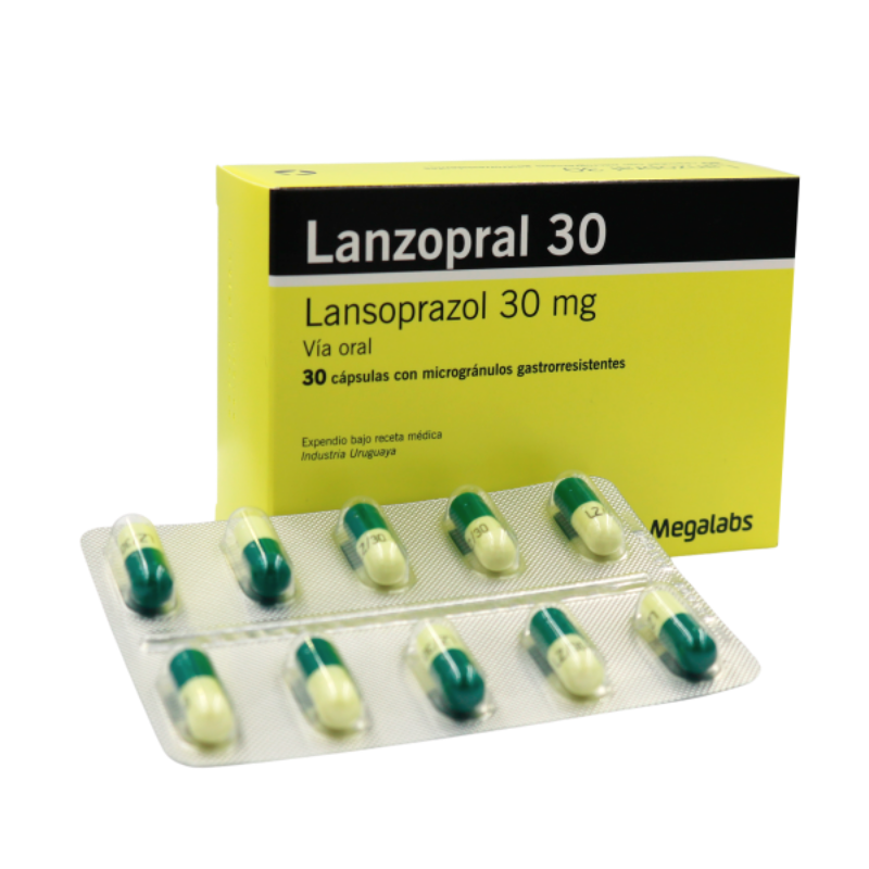 LANZOPRAL 30 mg x 30 caps.