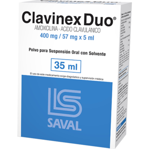 CLAVINEX DUO SUSPENSION x 35 ml