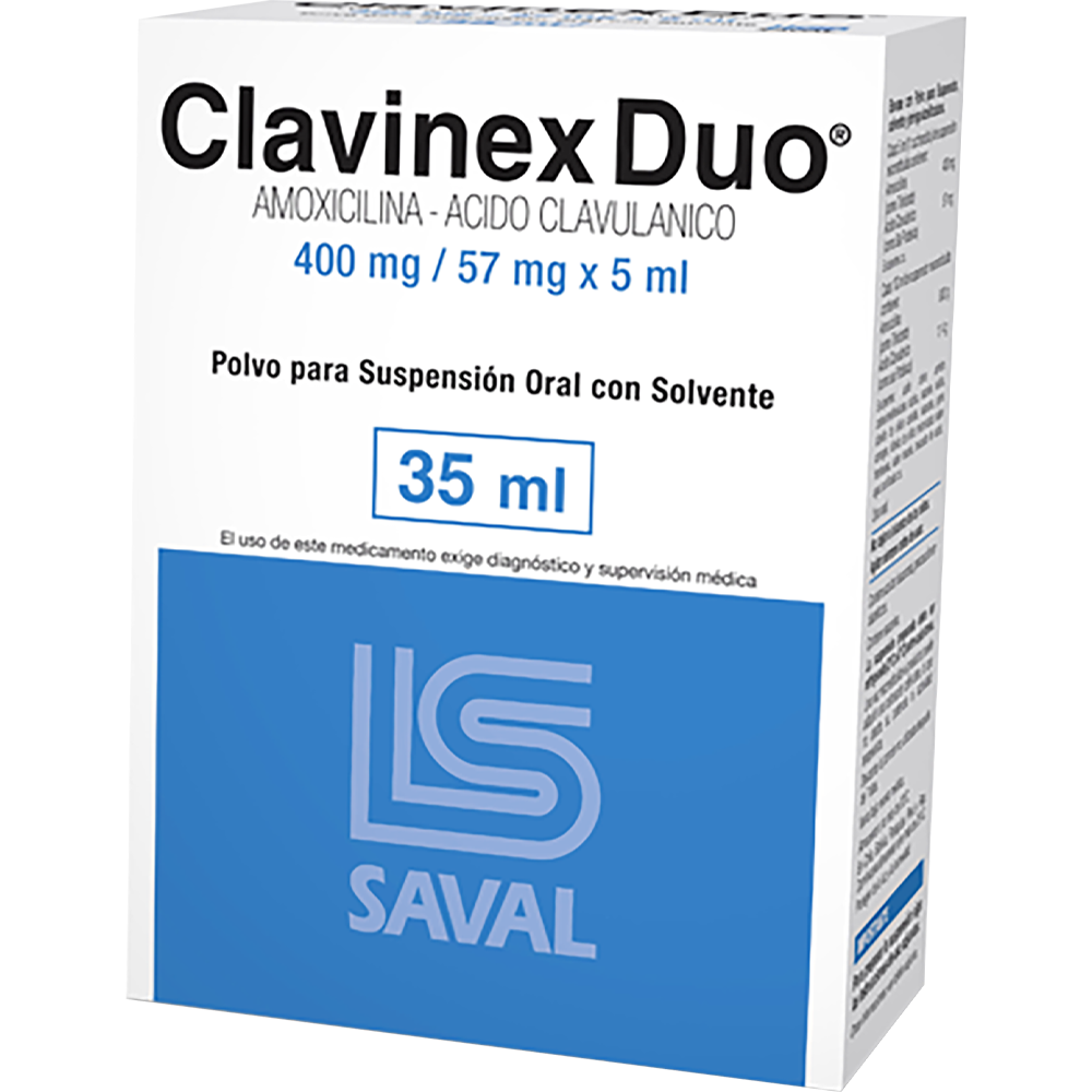 CLAVINEX DUO SUSPENSION x 35 ml