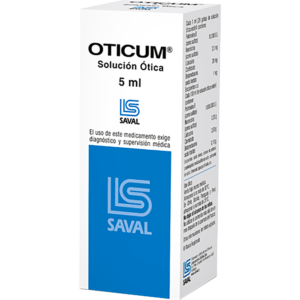 OTICUM GOTAS SOL. OTICA x 5 ml