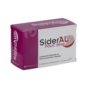 SIDERAL FOLIC 30 mg x 20 Sobres.