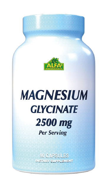 MAGNESIUM GLYCINATE 2500 mg x 90 caps.