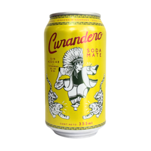 Curandero Bebida Soda Mate Sin Azucar x 355 ML